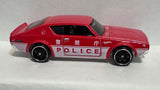 Red Police Nissan Skyline GTR X0092 2011 Hot Wheels Diecast Car