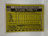 # 129T Frank Wills  Toronto Blue Jays 1990 Topps Baseball Cards