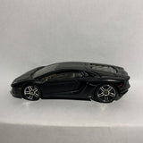 Black Lamborghini Aventador LP 700-4 Hot Wheels Diecast Car