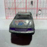 Silver Mercedes-Benz C124-W124 Coupe Race Car Unbranded Diecast Car