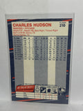 # 210 Charles Hudson  New York Yankees 1988 Fleer Baseball Cards