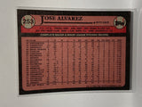 # 253 Jose Alvarez  Atlanta Braves 1989 Topps Baseball Cards