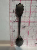 Woodstock Ontario Cow Statue Silver Plated  Ontario Souvenir Spoon