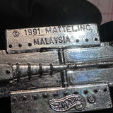 Black Flames Smoldering Looks Peterbilt Tank Truck 1991 Hot Wheels Diecast Car