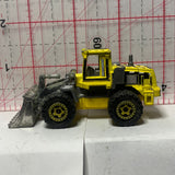 Yellow Quarry King Front End Loader 2007 Matchbox Construction Diecast Car