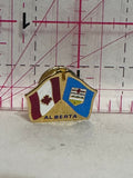 Alberta Canadian Friendship Flags  Lapel Pin