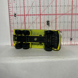 Yellow Saviem Flatbed Transport Truck 1/100 Majorette Diecast Car