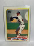 # 253 Jose Alvarez  Atlanta Braves 1989 Topps Baseball Cards