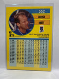 # 552 George Brett  Kansas City Royals 1991 Fleer Baseball Cards