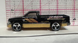 Black Hi Bank Racing Dodge Ram Truck ©1994 Hot Wheels Diecast Car