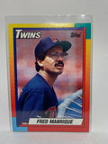 # 66T Fred Manrique  Minnesota Twins 1990 Topps Baseball Cards