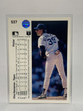 # 537 Mike Henneman  Detroit Tigers 1990 UD Baseball Cards