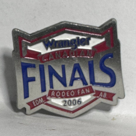 Wrangler Canadian Finals Rodeo Fan 2006 Edmonton  Lapel Pin