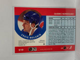# 519 Craig Wolanin  Quebec Nordiques 90-91 Pro Set Hockey Cards