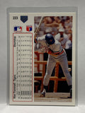 # 223 Alan Trammell  Detroit Tigers 1991 UD Baseball Cards