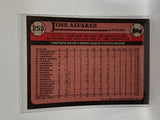 # 253 Jose Alvarez  Atlanta Braves 1989 Topps Baseball Cards