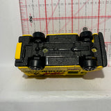 Yellow Extreme Vertical Panel Truck Fresh Metal Maisto Diecast Car