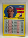 # 230 Tom Foley  Montreal Expos 1991 Fleer Baseball card