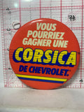 Corsica De Chevrolet Vous Pourriez Gagner Une  Button Pinback