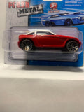 Red Jeep Jeepster Fresh Metal 2017 Short Card Maisto Diecast Car