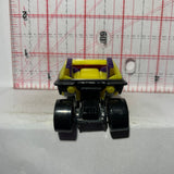 Yeloow Moto-Crossed Hot Wheels Diecast Car