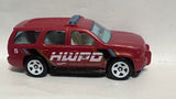 Red Police '07 Chevy Yahoe ©2007 Hot Wheels Diecast Car