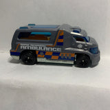 Grey Rapid Response Ambulance  HCW35 2021 Hot Wheels Emergency Diecast Car