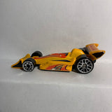 Yellow Flashfire Stunt Strikers 2007 Mcdonalds Hot Wheels Diecast Car