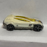 White Accelium G8121 Hot Wheels Diecast Car