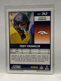 # 343 Troy Franklin Rookie Denver Broncos 2024 Score Football Cards