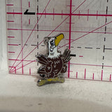 WW Bald Eagle Mascot  Lapel Pin