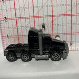 Black Tractor Cab Semi Truck Unbranded Diecast Car