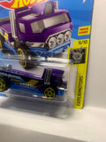 Purple The Haulinator  Experimotors FYD87 D7C3 2017 Long Card Hot Wheels Diecast Car