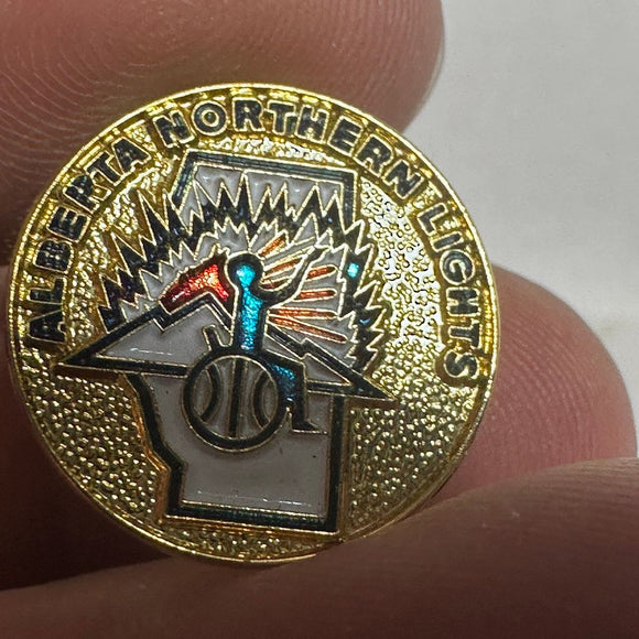 Alberta Northern Lights Logo  Lapel Pin