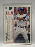 # 334 Derrick May  Chicago Cubs 1991 UD Baseball Cards