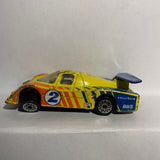Yellow Sauber Group C Racer Matchbox Diecast Car