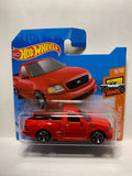 Red '99 Ford F-150 SVT Lightning HW Hot Trucks GRY97 M521 2018 Short Card Hot Wheels Diecast Car