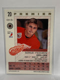 # 20 Sergei Fedorov Star Performers Detroit Red Wings 92-93 O-Pee-Chee Premier Hockey Cards