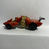 Orange Knight Draggin Medival Rides Hot Wheels Diecast Car