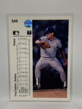 # 549 Greg Cadaret  New York Yankees 1990 UD Baseball Cards