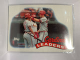 # 261 Cardinals Leaders  St Louis Cardinals 1989 Topps Baseball Cards