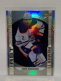# FL-6 Evan Bouchard First Liners Edmonton Oilers 26-27 UD Tim Hortons Hockey Cards