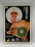 # 42 Pete Schourek  Cincinnati Reds 1996 Pinnacle Summit Baseball card