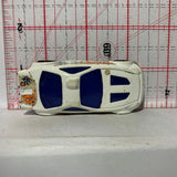White Scorcher 2012 Mcdonalds Hot Wheels Diecast Car