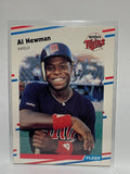 # 17 Al Newman  Minnesota Twins 1988 Fleer Baseball Cards