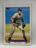 # 105 Gregg Jefferies  Kansas City Royals 1993 Topps Baseball card