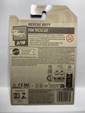 Blue Animal Rescue Duty HW Rescue 2021 Long Card Hot Wheels Diecast Car