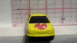 Yellow Sedan Racer Unbranded Diecast Car
