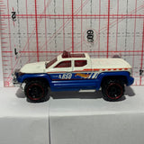 Blue White Team 4 RSO Off Duty Truck BDD13 2013 Hot Wheels Diecast Car