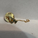 Number 4 Tie Tac  Lapel Pin